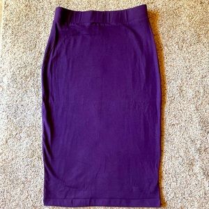 Pencil Skirt Purple NWOT
